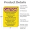 Signmission Radiation & Laser Sign, 10 in H x 7 in W, Aluminum, Rectangle OS-2PACK-CR-A-710-V-10249 - alternate 2